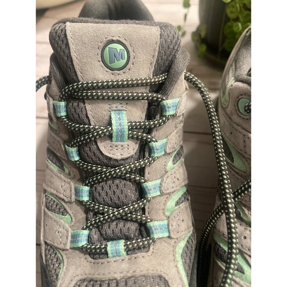 Merrell Shoes Women Moab 2 Low Waterproof in Drizzle Sz 7.5 - Picture 12 of 12